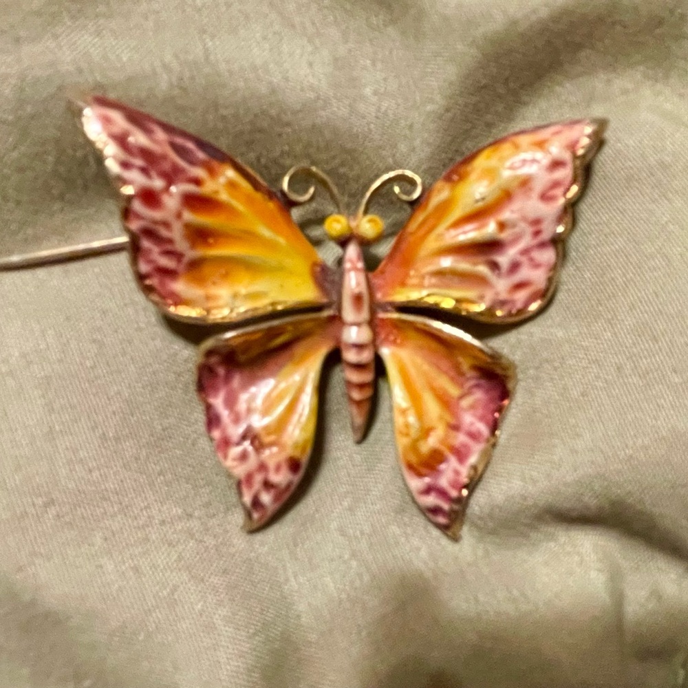 Vintage Weiss Butterfly Brooch